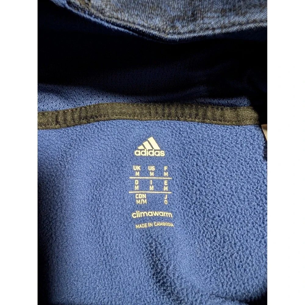 Adidas Navy ClimaWarm Performance Athleisure Fleece Hoodie‎ Men's Medium